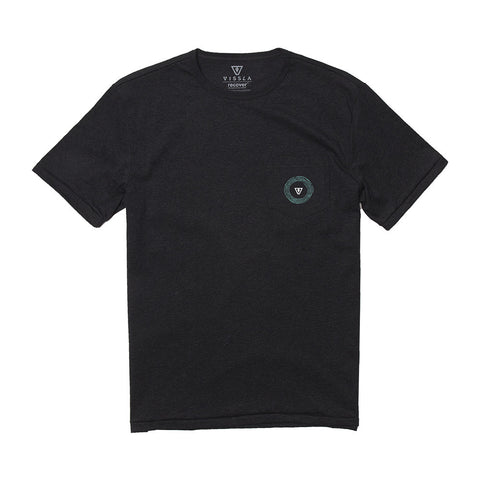 Vissla Oshio Last Dive Upcycled Tee - Black Heather