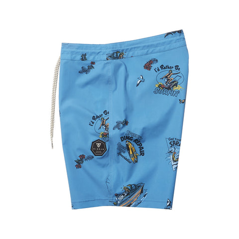Vissla Summer Vacation 17.5" Boardshort - Baja Blue