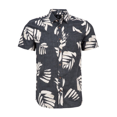 Volcom Brush Palm S/S Shirt - Black