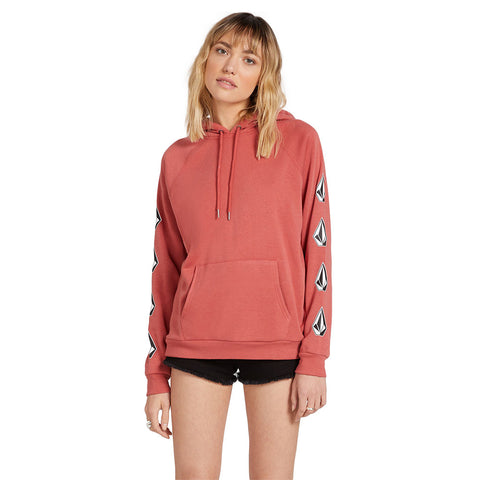 Volcom Deadly Stones Hoodie - Dust Red