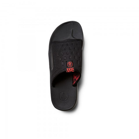 Volcom Draft Side Sandals - Red Combo