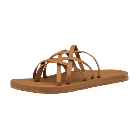 Volcom Ecliner Multi Strap Sandals - Cognac