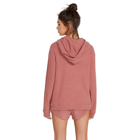 Volcom Lived In Lounge Hoodie - Rose Wood