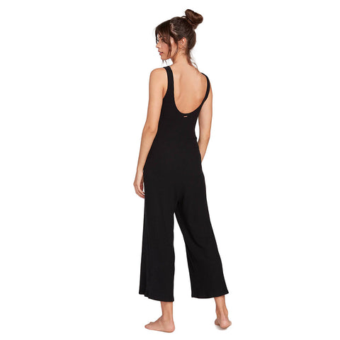 Volcom Lived In Lounge Jumpsuit - Black