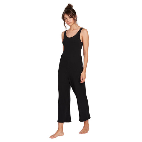 Volcom Lived In Lounge Jumpsuit - Black