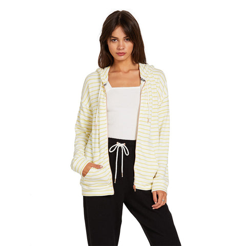 Volcom Lived In Lounge Zip Fleece - Tropic Yellow