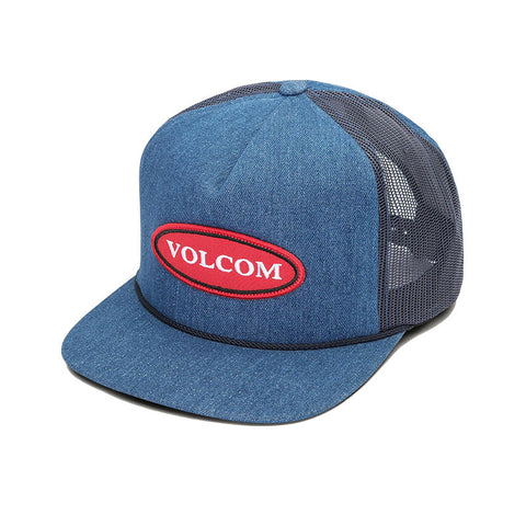 Volcom Logger Cheese Snapback Hat - Indigo