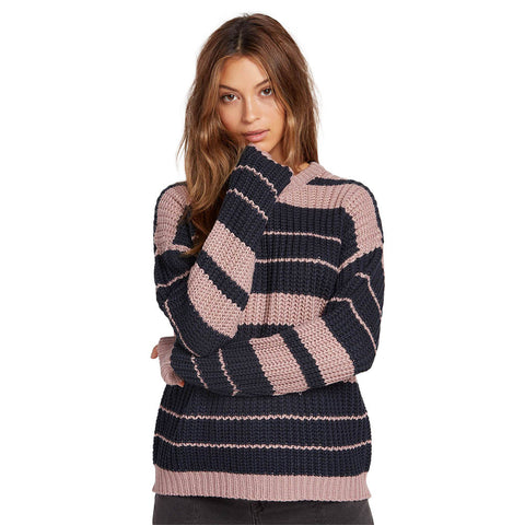 Volcom Move On Up Sweater - Faded Mauve