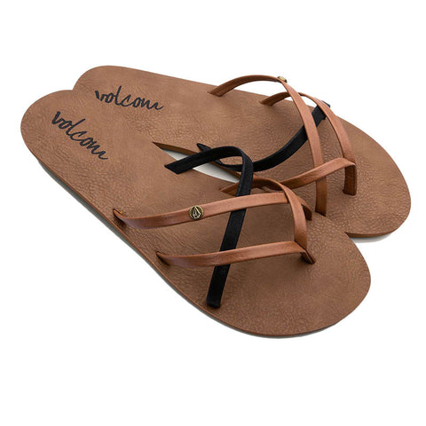 Volcom New School Sandal - Brown Combo