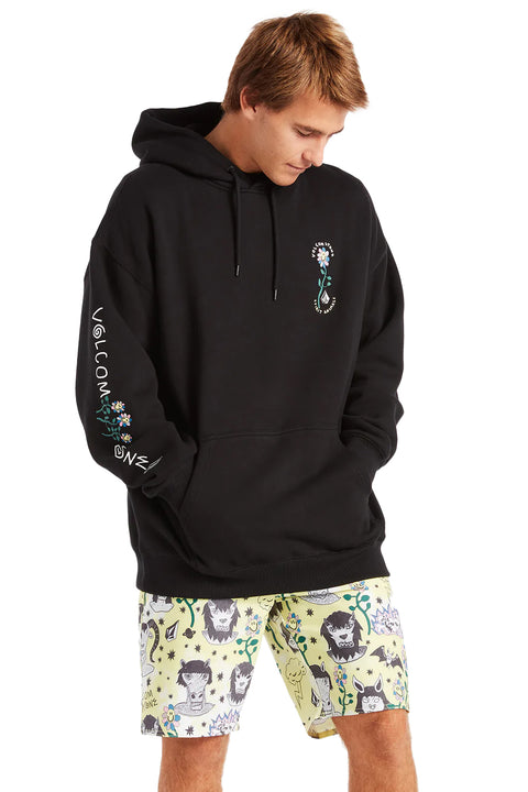 Volcom Surf Vitals Ozzy Wrong Pullover Hoodie - Black