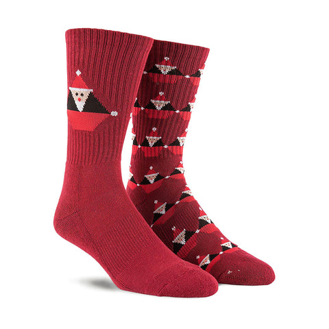Volcom Santa Stone Sock - Deep Red
