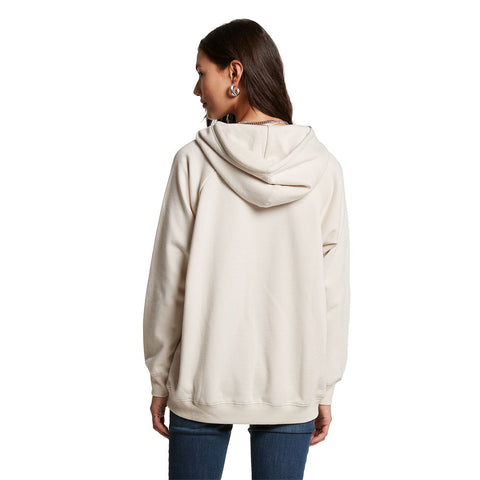 Volcom Truly Stoked Boyfriend Hoodie - Moonbeam