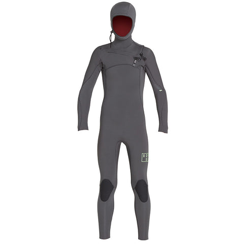 Xcel Youth Comp X Hooded 4.5/3.5 Wetsuit - Jet Black