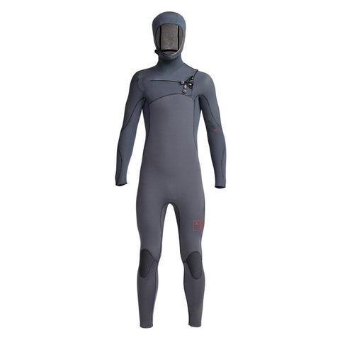 Xcel Youth Comp X Hooded 4.5/3.5 Wetsuit - Gunmetal