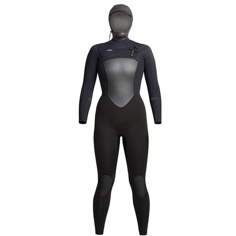 Xcel Women's Infiniti 5/4 Hooded Wetsuit - Black