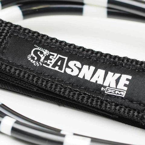 XM Sea Snake Leash Regular 6ft - Black / White